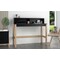 Manhattan Comfort Bowery Desk, Black and Oak 309AMC182 - alternate 8